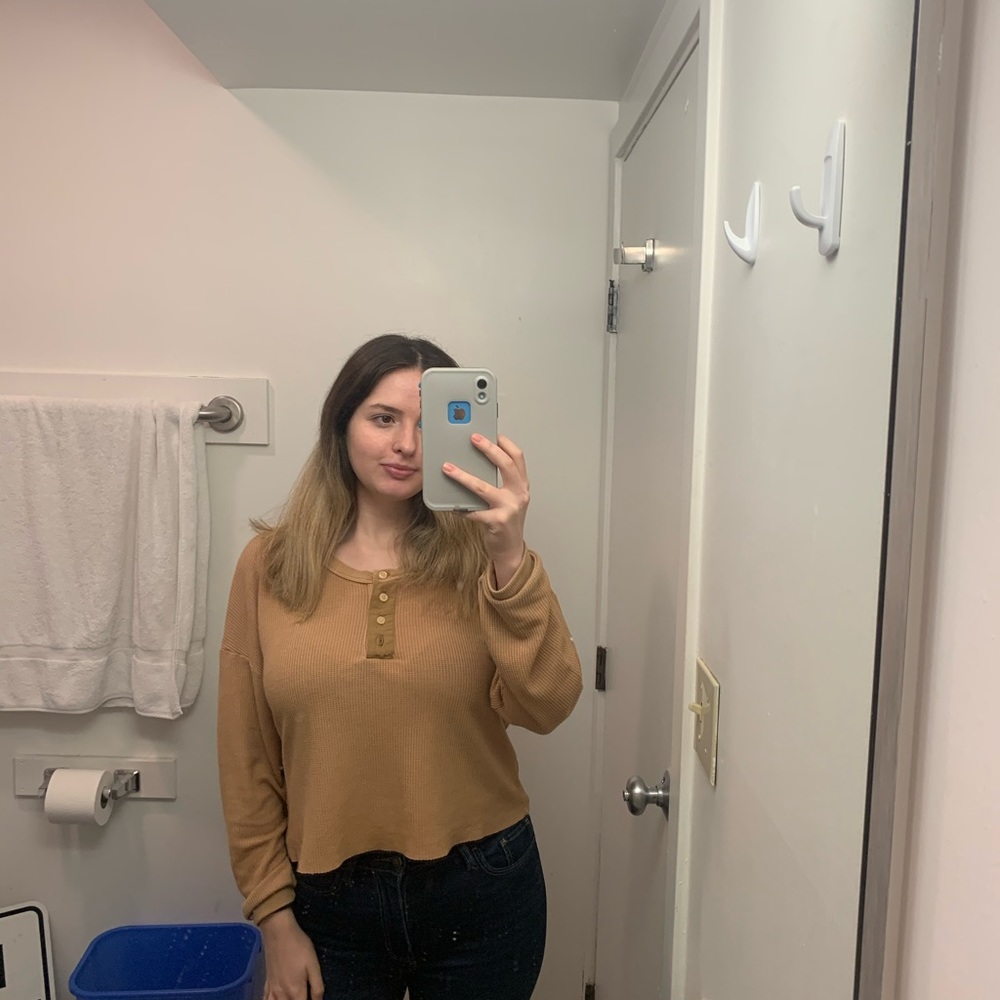 American Eagle Cable Knit Top (slightly cropped)